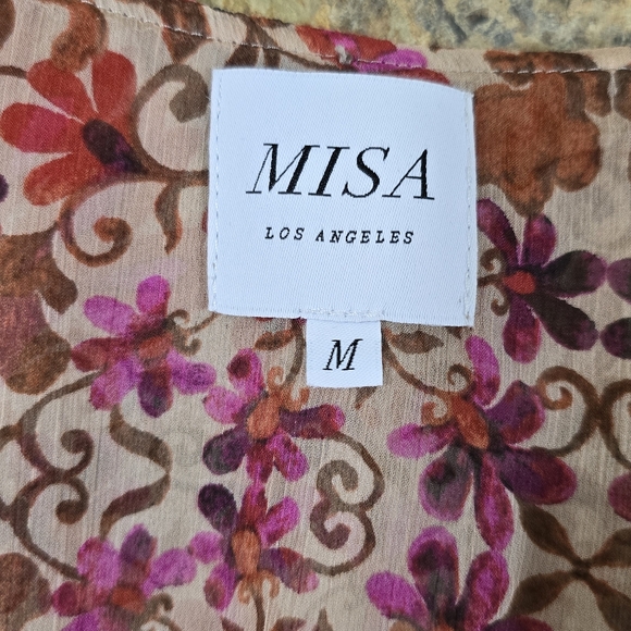 Misa Veruka Floral Belted Mini Dress Revolve - Picture 5 of 9